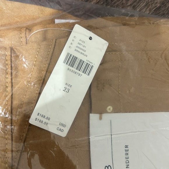 NWT! Anthropologie Pilcro Wanderer Mid-Rise Relaxed-Leg Pants Appliqué Edition 🟡 - Picture 6 of 7